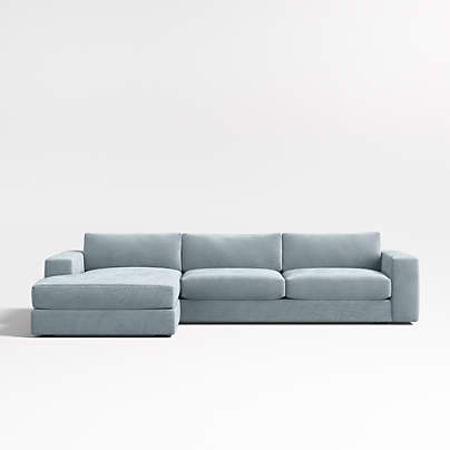 Oceanside 2-Piece Sectional Sofa with Chaise Lounge
