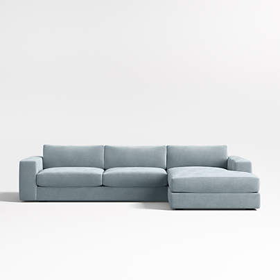 Oceanside 2-Piece Sectional Sofa with Chaise Lounge
