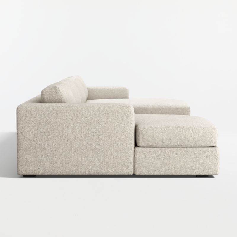 Oceanside 3-Piece U-Shaped Sectional Sofa with Double Chaise Lounge - image 10 of 11