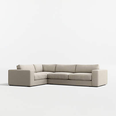 Oceanside Low 3-Piece L-Shaped Sectional Sofa