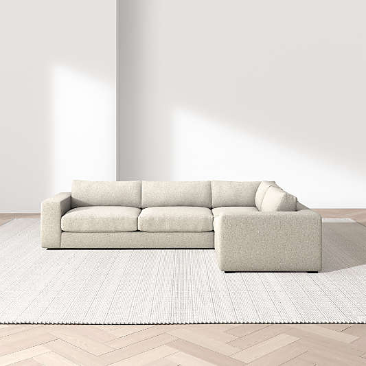 Oceanside Low 3-Piece L-Shaped Sectional Sofa
