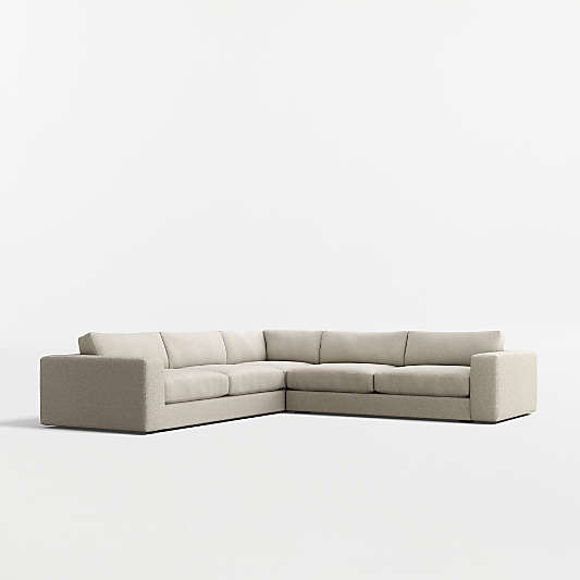 Oceanside Low 3-Piece L-Shaped Sectional Sofa