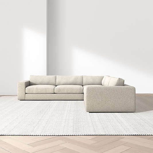 Oceanside Low 3-Piece L-Shaped Sectional Sofa