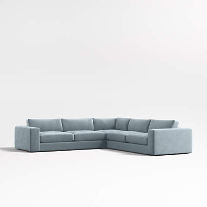 Oceanside 3-Piece L-Shaped Sectional Sofa