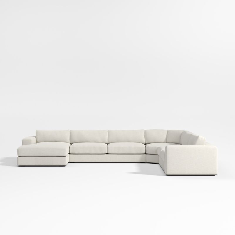 Oceanside Low 4-Piece Sectional Sofa with Wedge - image 8 of 9