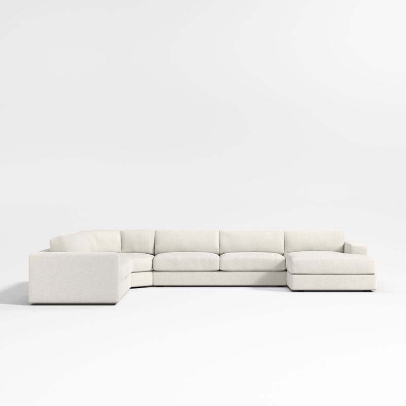 Oceanside Low 4-Piece Sectional Sofa with Wedge - image 9 of 10