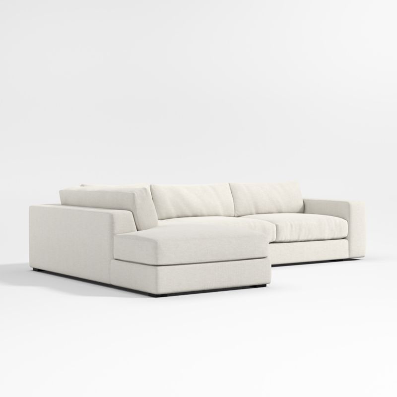 Oceanside Low Deep-Seat 2-Piece Left-Arm Bumper Sectional Sofa - image 7 of 9