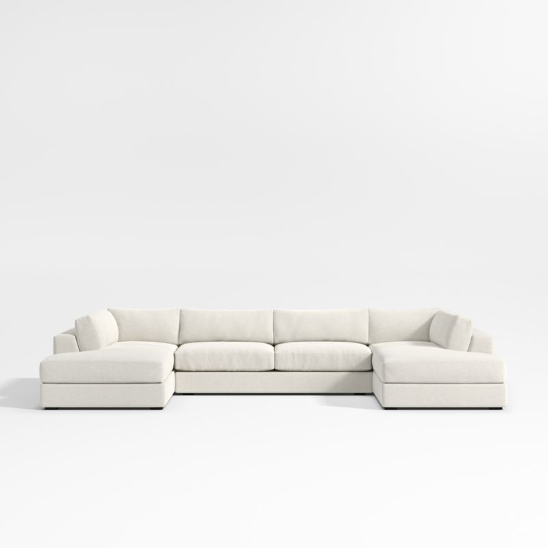 Oceanside Low Deep-Seat 3-Piece Double Bumper Sectional Sofa - image 7 of 8