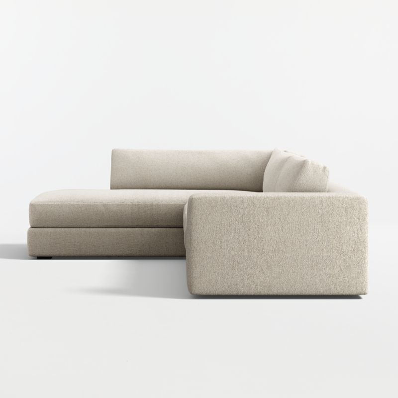 Oceanside Low 2-Piece L-Shaped Sectional Sofa with Corner Bumper - image 9 of 10