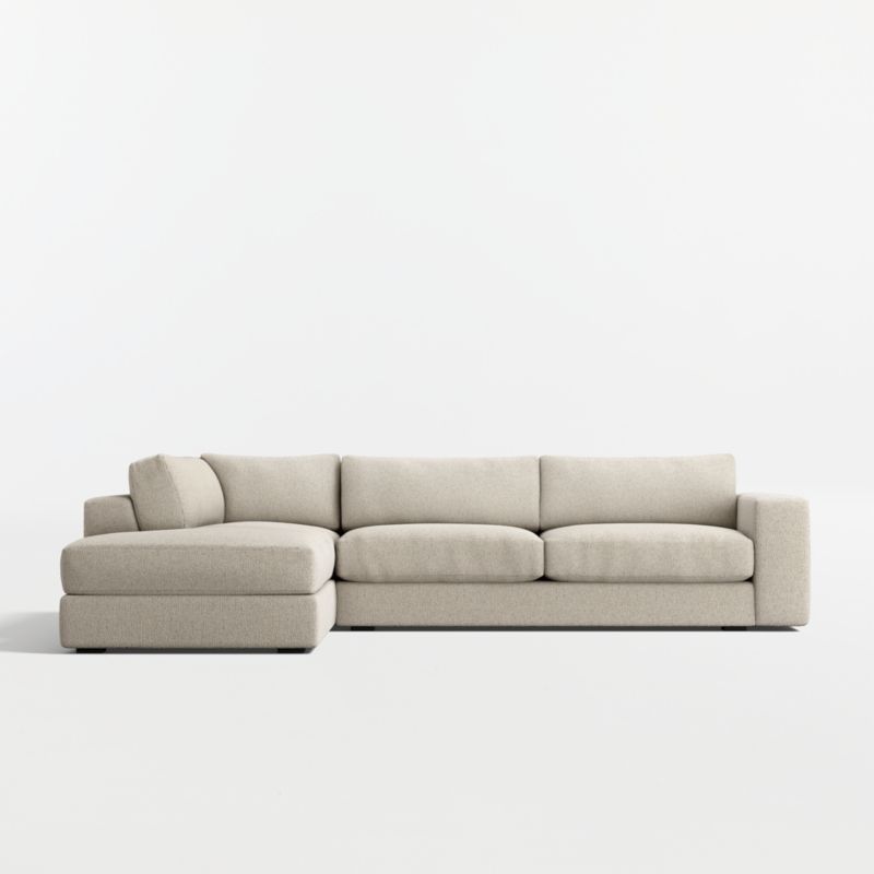 Oceanside Low 2-Piece L-Shaped Sectional Sofa with Corner Bumper - image 8 of 10