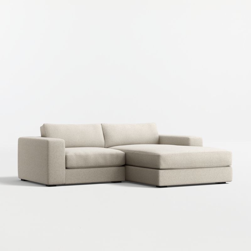 Oceanside Low 2-Piece Small Space Sectional Sofa with Chaise Lounge - image 9 of 11