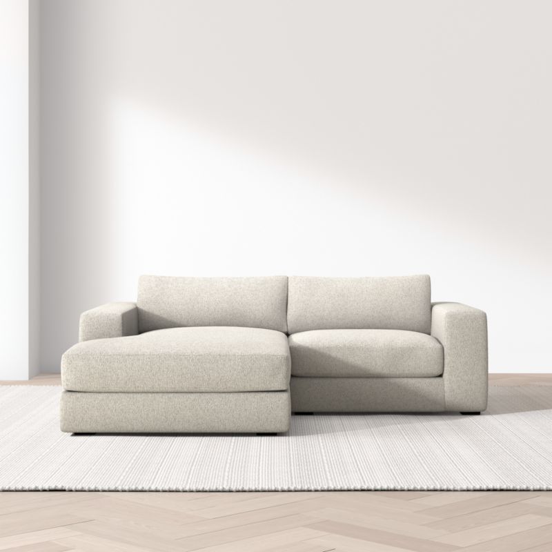 Oceanside Low 2-Piece Small Space Sectional Sofa with Chaise Lounge - image 4 of 13