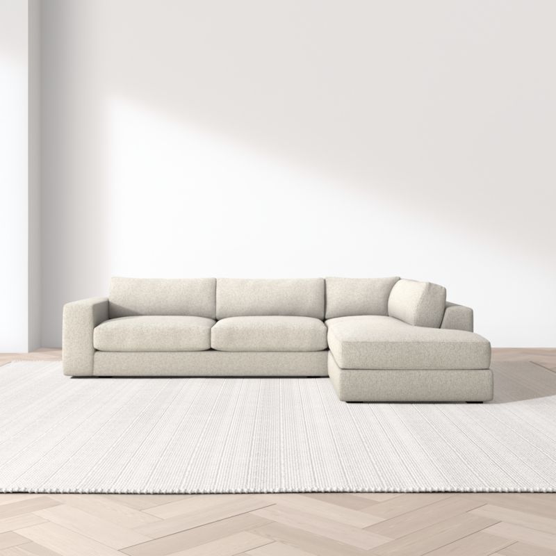 Oceanside Low 2-Piece L-Shaped Sectional Sofa with Corner Bumper - image 4 of 14