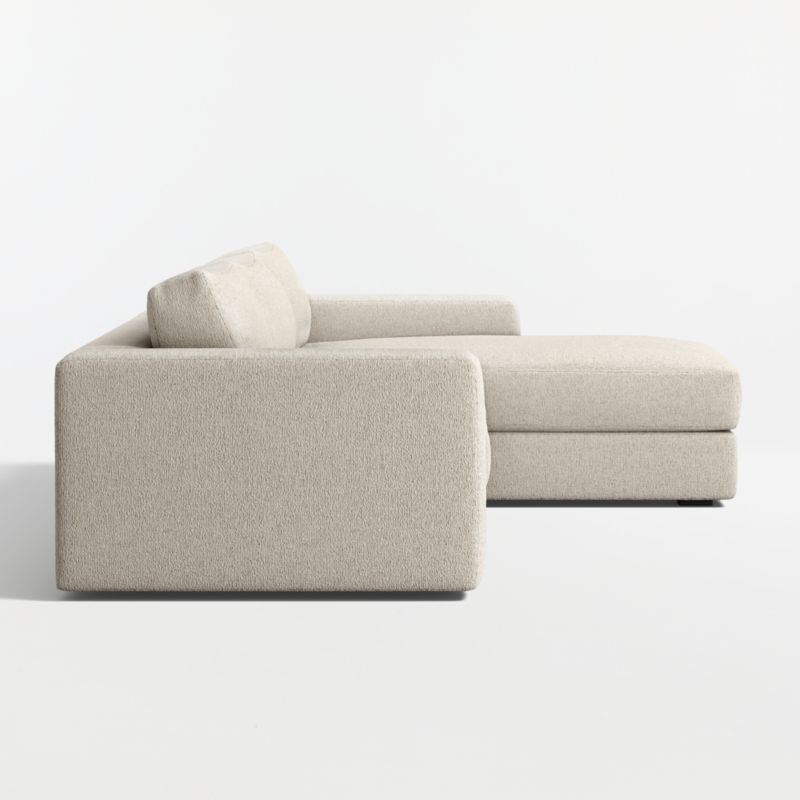 Oceanside Low 2-Piece Sectional Sofa with Chaise Lounge - image 10 of 11