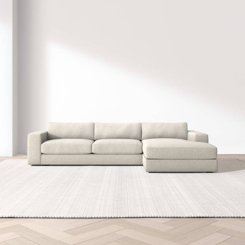 Oceanside Low 2-Piece Sectional Sofa with Chaise Lounge - image 4 of 14