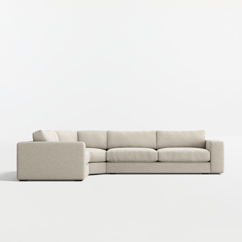 Oceanside Low 3-Piece L-Shaped Wedge Sectional Sofa - image 7 of 10