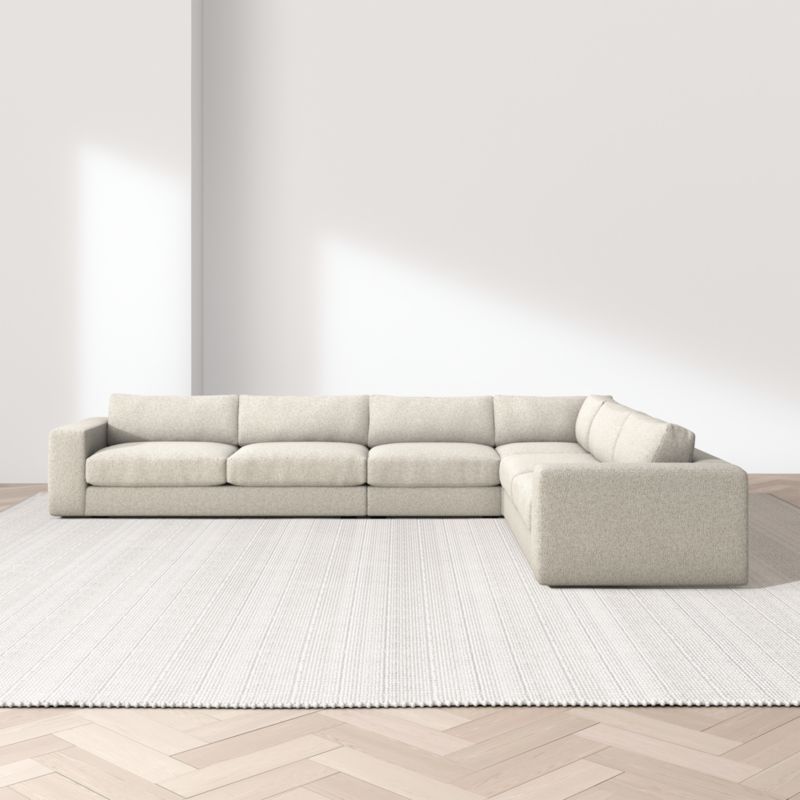 Oceanside Low 4-Piece L-Shaped Sectional Sofa - image 4 of 14