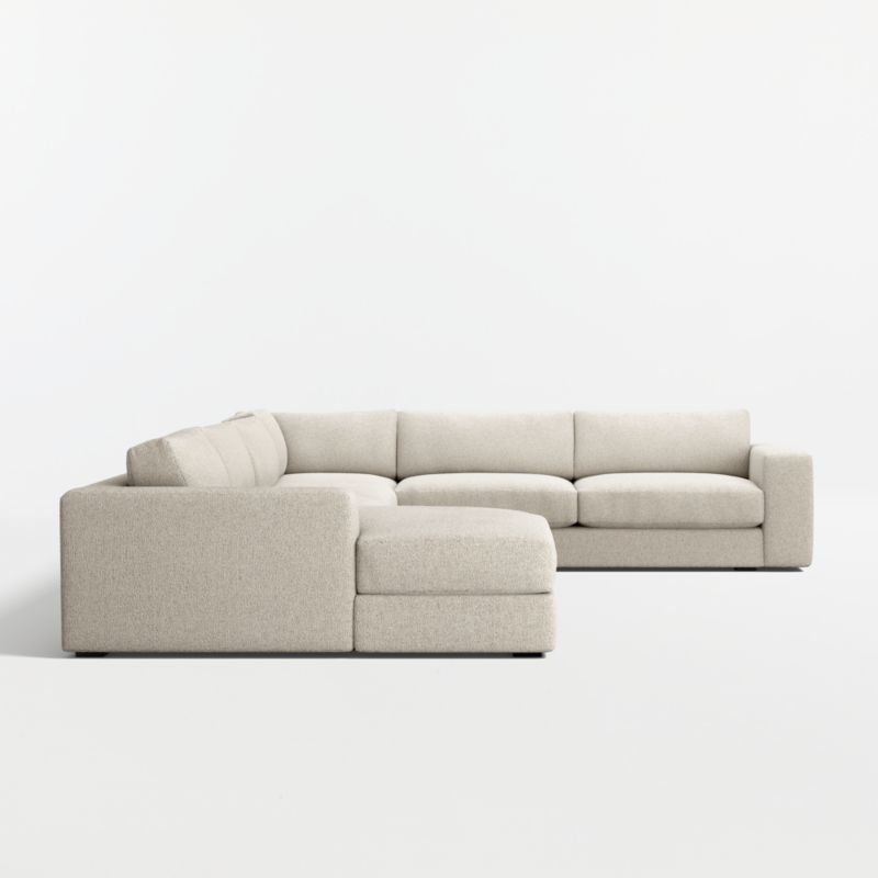 Oceanside Low 4-Piece L-Shaped Sectional Sofa with Chaise Lounge - image 11 of 11