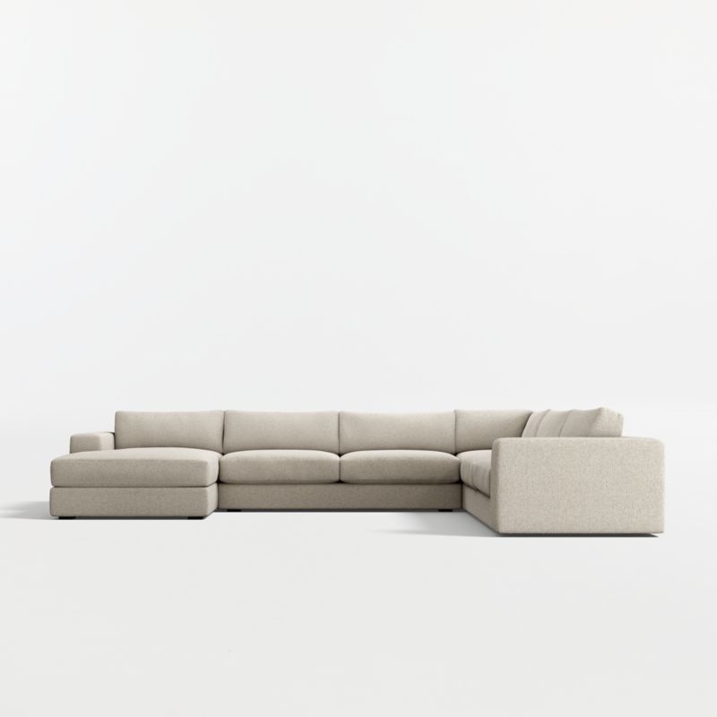 Oceanside Low 4-Piece L-Shaped Sectional Sofa with Chaise Lounge - image 10 of 11