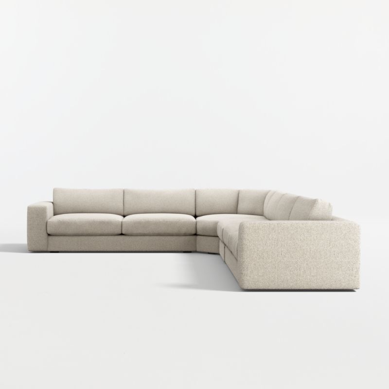 Oceanside Low 4-Piece L-Shaped Wedge Sectional Sofa - image 8 of 10