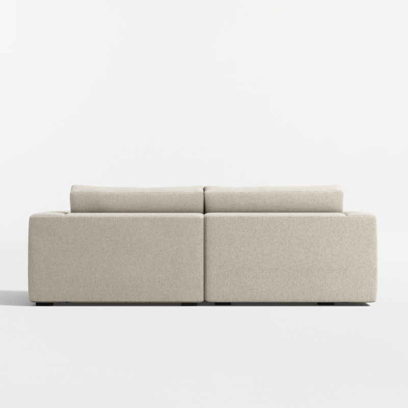 Oceanside Deep Low 2-Piece Small Space Sectional Sofa with Chaise Lounge - image 10 of 10