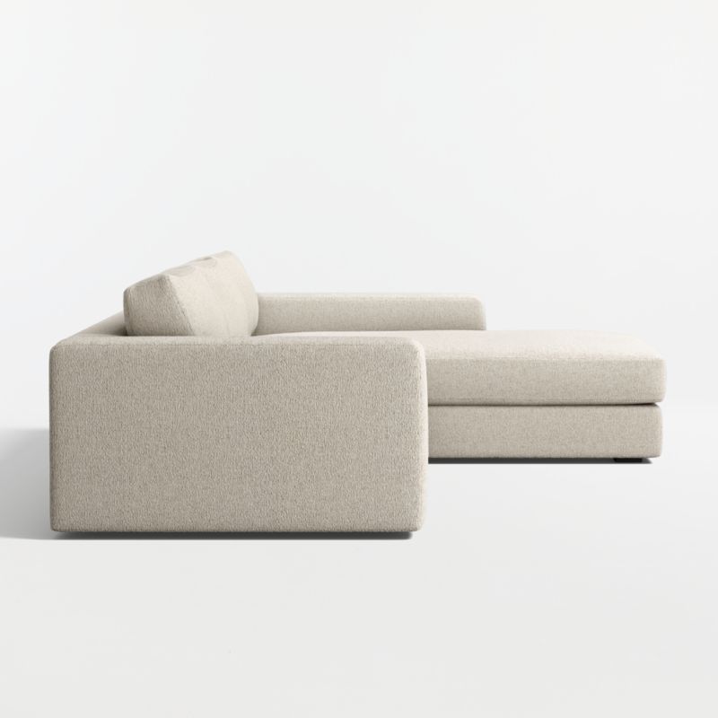 Oceanside Deep Low 2-Piece Sectional Sofa with Chaise Lounge - image 10 of 11