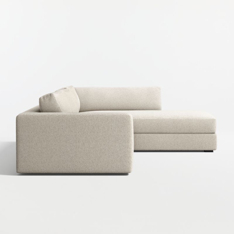 Oceanside Deep Low 2-Piece L-Shaped Sectional Sofa with Corner Bumper - image 8 of 9