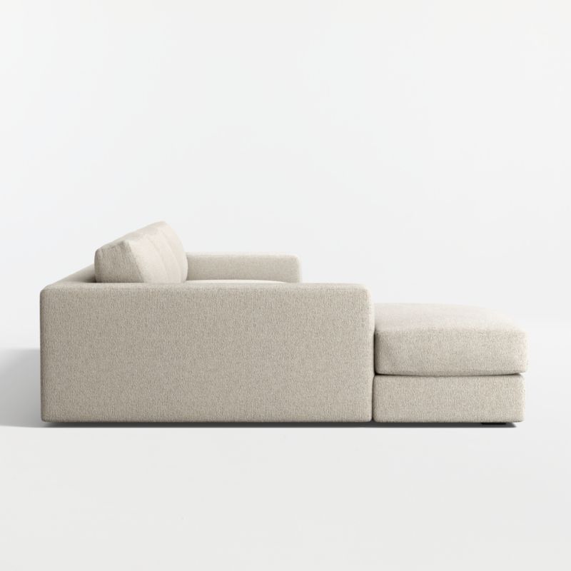 Oceanside Deep Low 2-Piece Sectional Sofa with Chaise Lounge - image 10 of 11