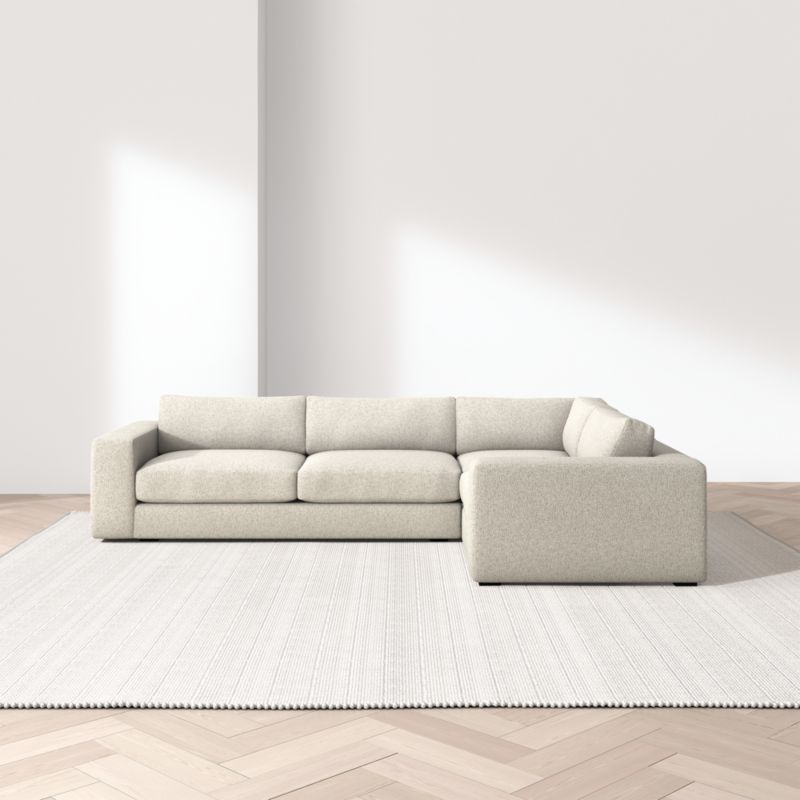 Oceanside Deep Low 3-Piece L-Shaped Sectional Sofa - image 4 of 14
