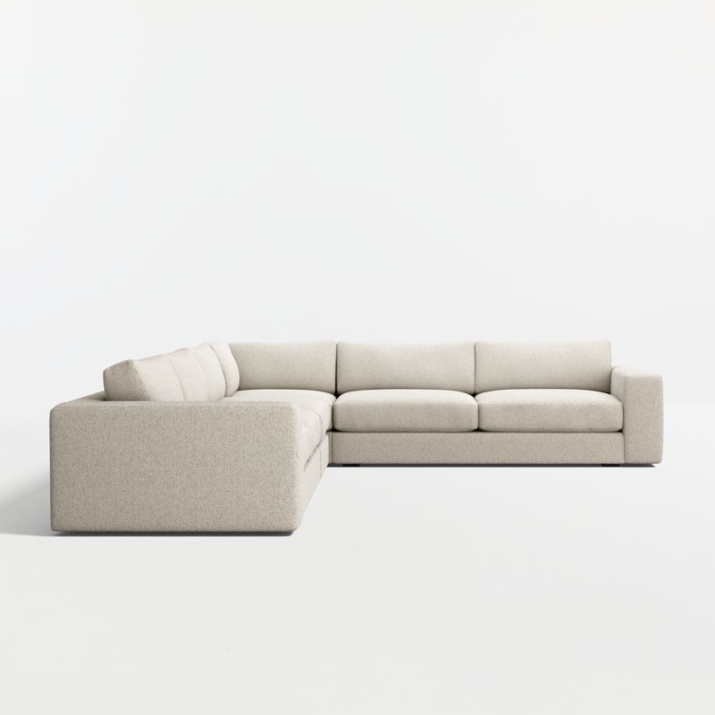 Oceanside Deep Low 4-Piece L-Shaped Sectional Sofa - image 10 of 12