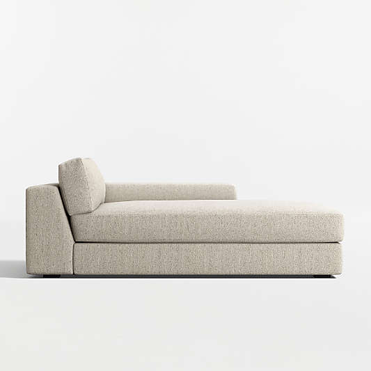 Oceanside Deep Low Right-Arm Chaise Lounge Sectional Piece
