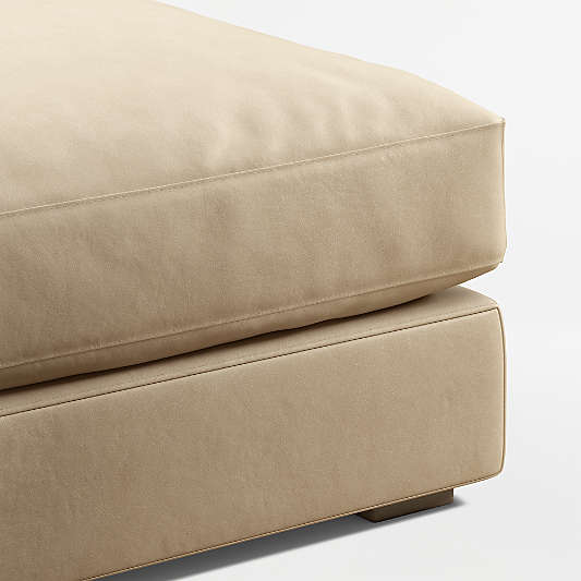 Oceanside 37" Leather Ottoman