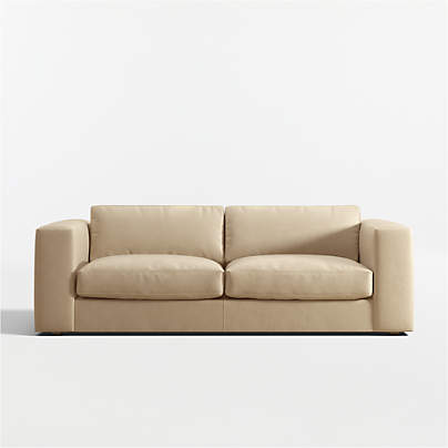 Oceanside 89" Leather Sofa