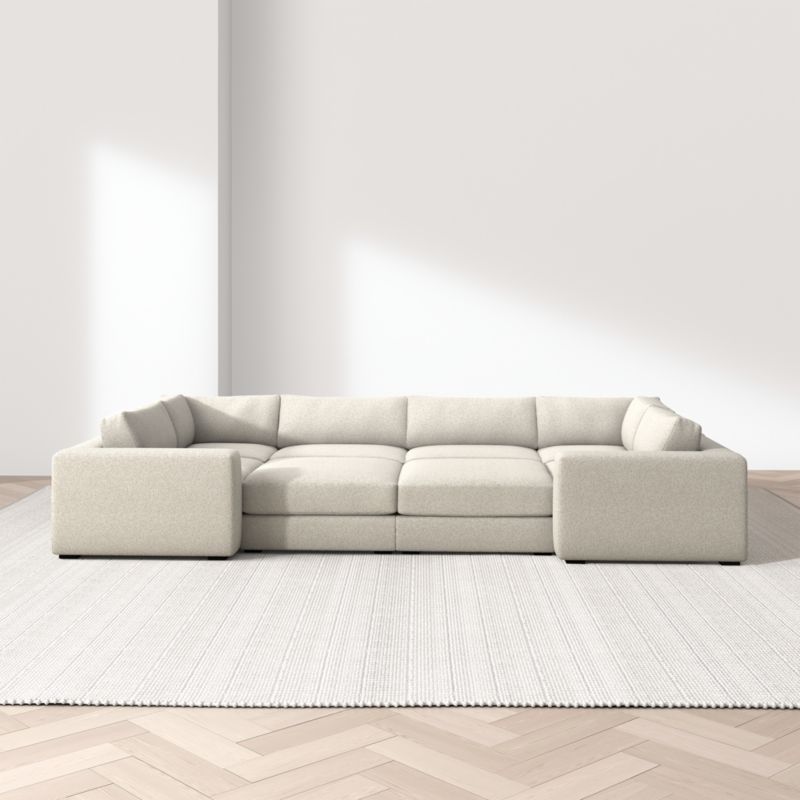 Oceanside Low 7-Piece Pit Sectional Sofa - image 4 of 12