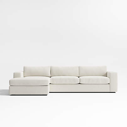 Oceanside 2-Piece Sectional Sofa with Chaise Lounge