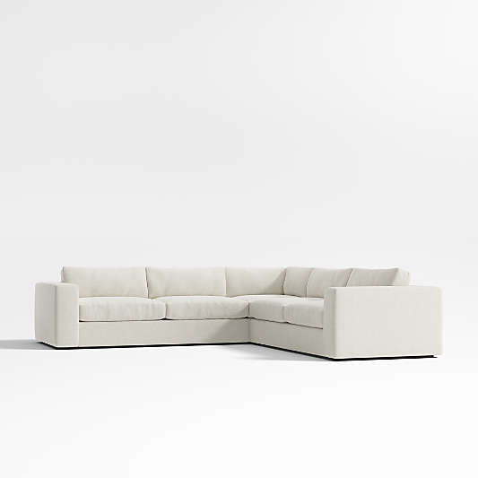 Oceanside Deep 3-Piece L-Shaped Sectional Sofa