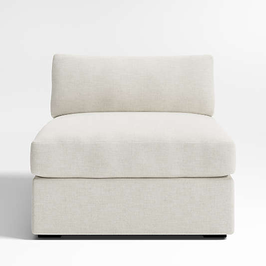 Oceanside Deep Armless Chair Sectional Piece