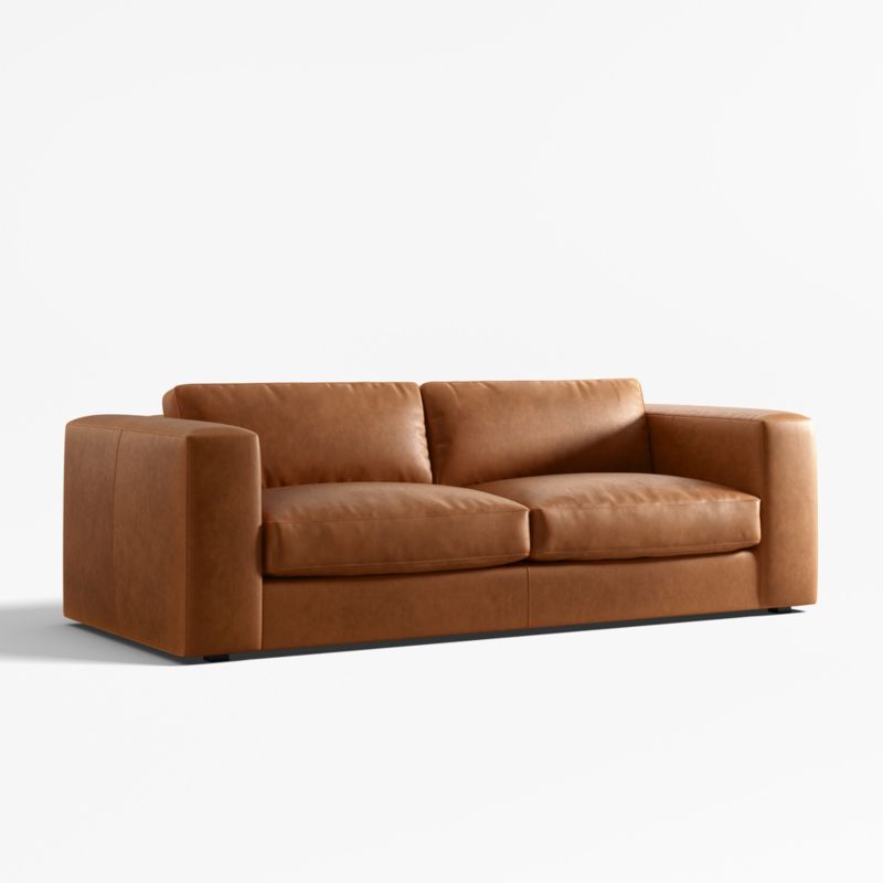 Oceanside 90" Leather Sofa - image 2 of 6