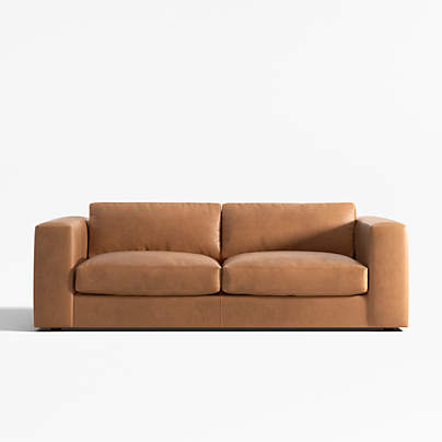 Oceanside 90" Leather Sofa