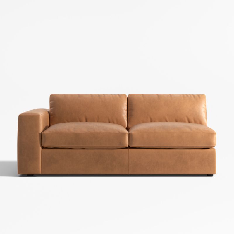 Oceanside Leather Left-Arm Sofa - image 0 of 3