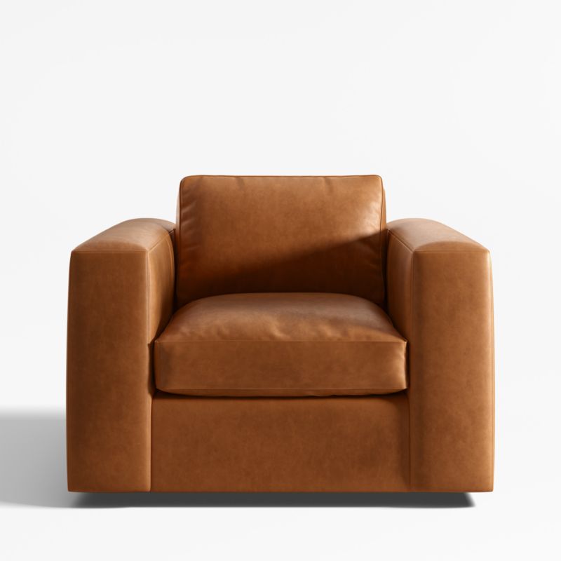 Oceanside Leather Swivel Chair - image 3 of 6