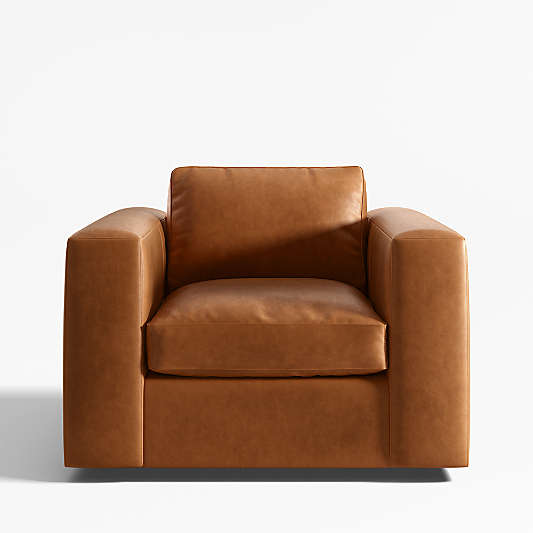 Oceanside Leather Swivel Chair