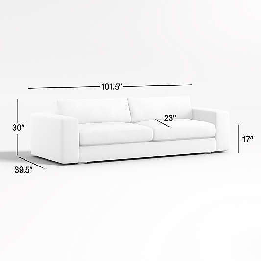 Oceanside Low 102"  Sofa