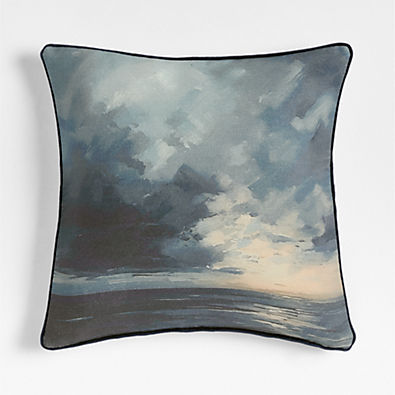 View Oceanside 23"x23" Throw Pillow Cover details