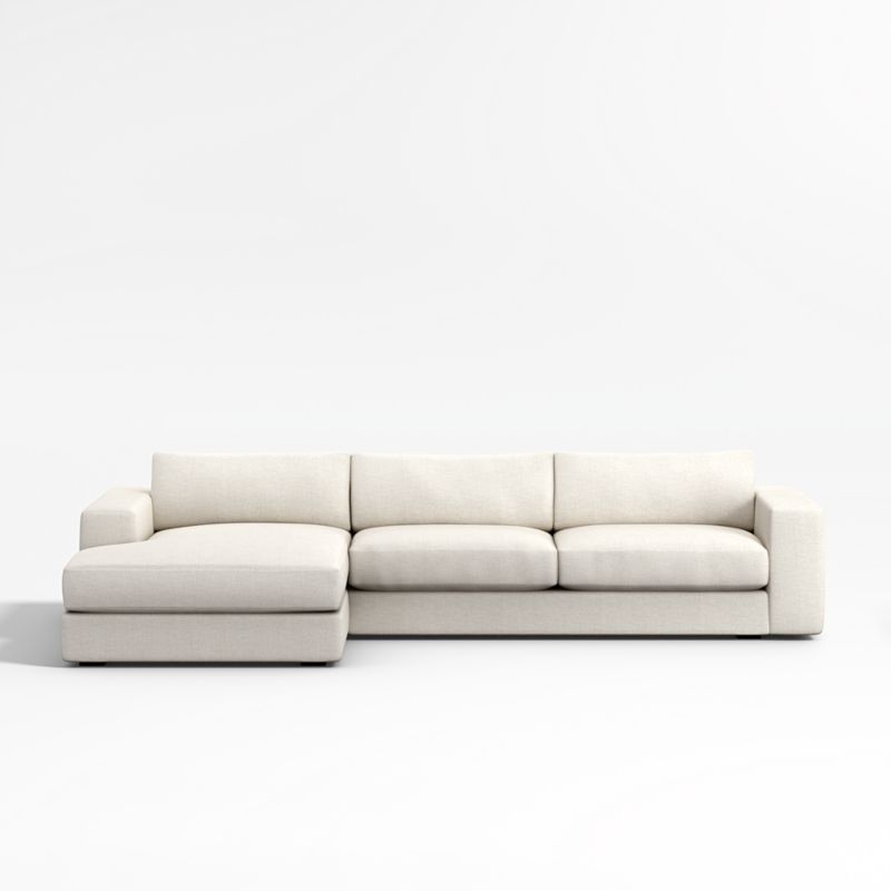 Oceanside Low 2-Piece Left-Arm Chaise Sectional Sofa - image 0 of 12