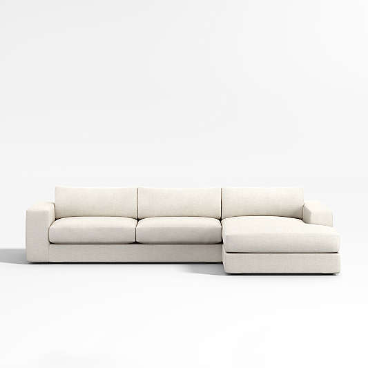 Oceanside 2-Piece Right-Arm Chaise Sectional Sofa