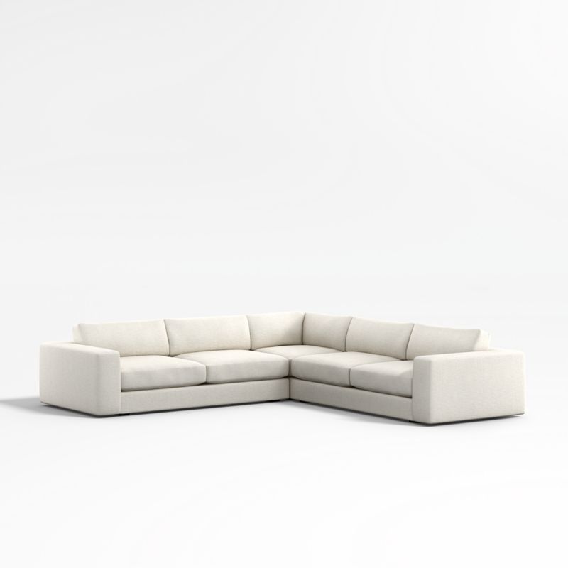 Oceanside Low Deep-Seat 3-Piece Corner Sectional Sofa - image 0 of 8