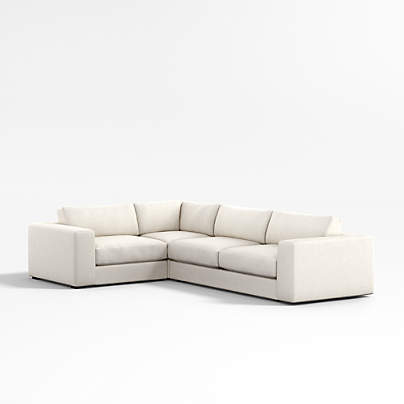 Oceanside Low 3-Piece Corner Sectional Sofa