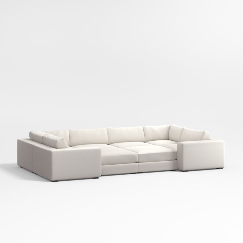 Oceanside Low 7-Piece Pit Sectional Sofa - image 0 of 9