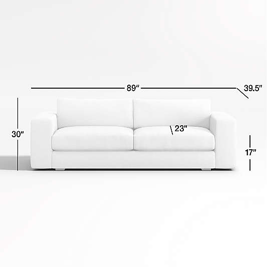 Oceanside 90" Low Sofa